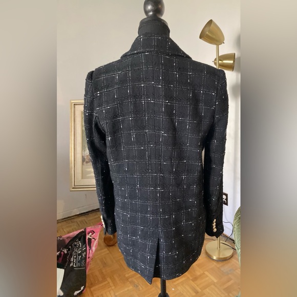 Generation Love Women Black Abby Tweed Blazer - Picture 4 of 5